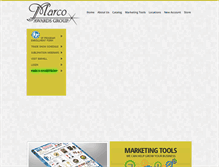 Tablet Screenshot of marcoawardsgroup.com